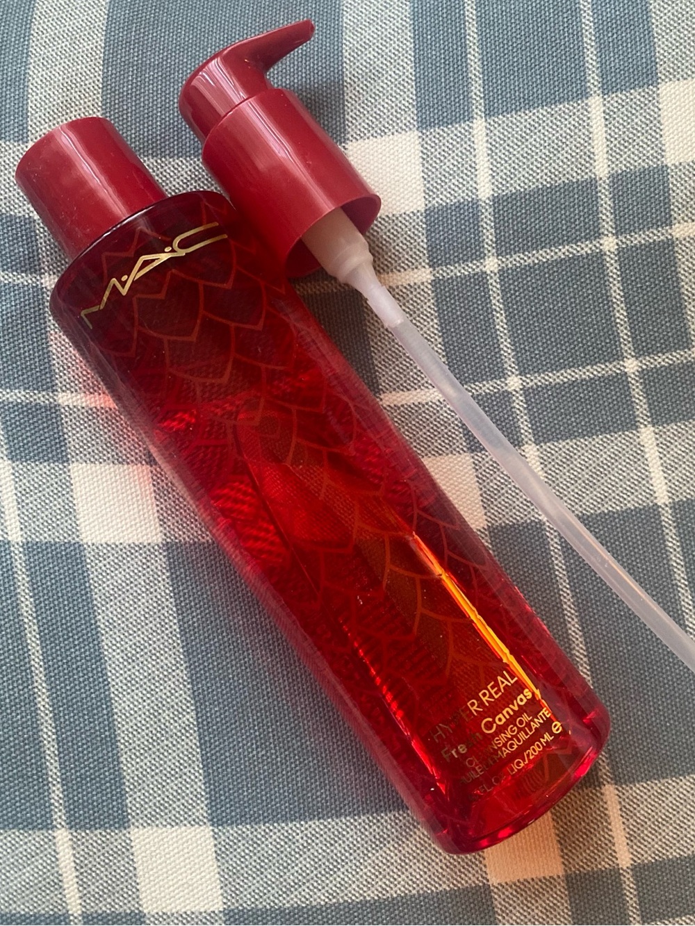 Brand New MAC Hyper Real Fresh Canvas Cleansing Oil 200ml - Made in Korea